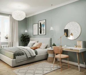 Sơn tường phòng ngủ: Bí quyết chọn màu và loại sơn giúp bạn ngủ ngon và sâu giấc